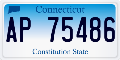 CT license plate AP75486