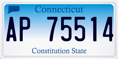 CT license plate AP75514