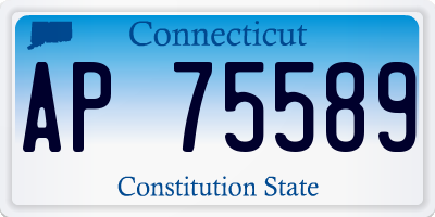 CT license plate AP75589