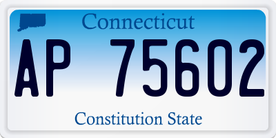 CT license plate AP75602