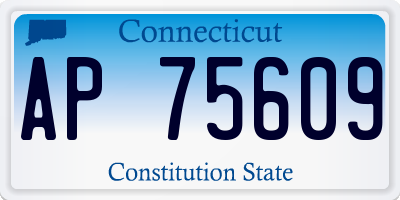 CT license plate AP75609