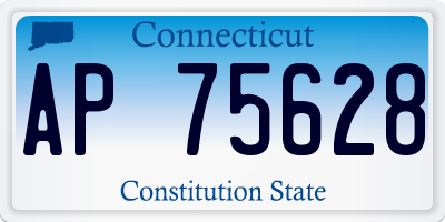 CT license plate AP75628