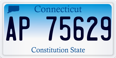 CT license plate AP75629