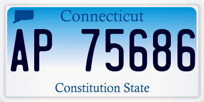 CT license plate AP75686