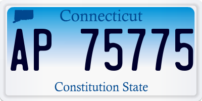 CT license plate AP75775