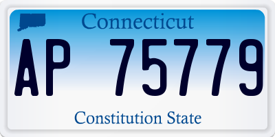 CT license plate AP75779