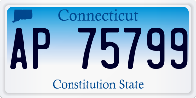 CT license plate AP75799