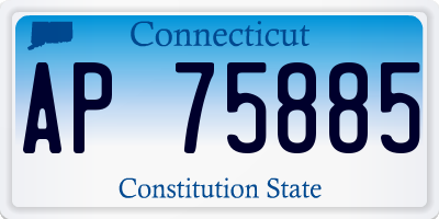 CT license plate AP75885
