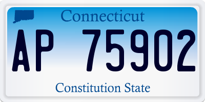 CT license plate AP75902