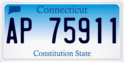 CT license plate AP75911