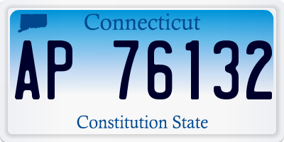 CT license plate AP76132