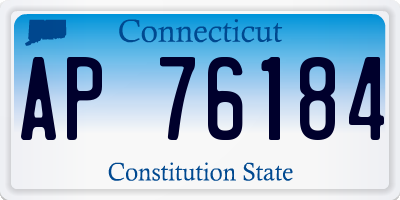 CT license plate AP76184