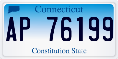 CT license plate AP76199