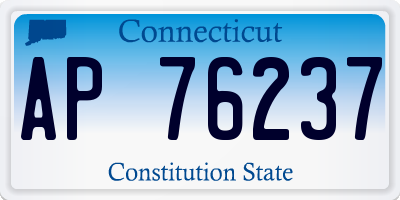 CT license plate AP76237