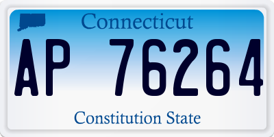 CT license plate AP76264