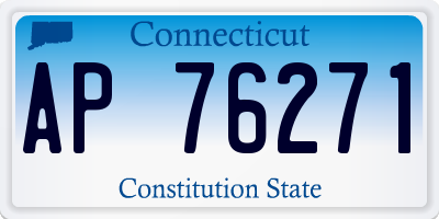 CT license plate AP76271