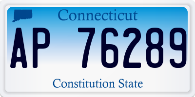 CT license plate AP76289