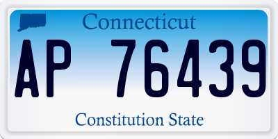 CT license plate AP76439