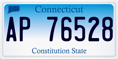 CT license plate AP76528