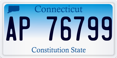 CT license plate AP76799