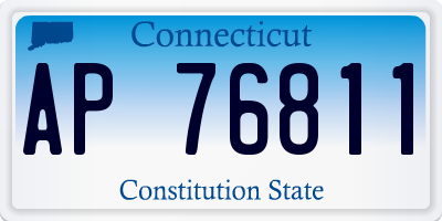 CT license plate AP76811