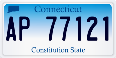 CT license plate AP77121