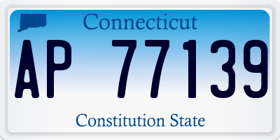 CT license plate AP77139