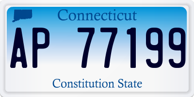 CT license plate AP77199