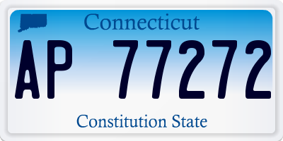 CT license plate AP77272