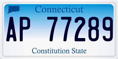 CT license plate AP77289