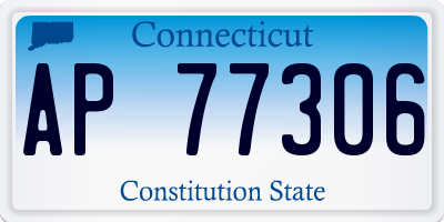CT license plate AP77306