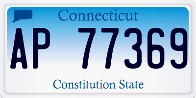 CT license plate AP77369