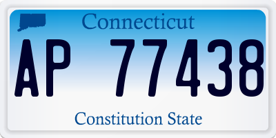 CT license plate AP77438