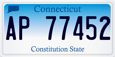 CT license plate AP77452