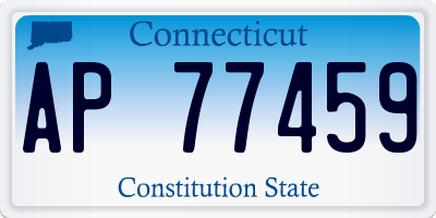 CT license plate AP77459