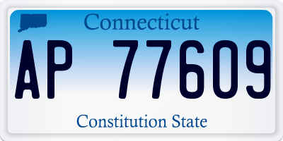 CT license plate AP77609