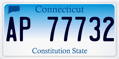 CT license plate AP77732