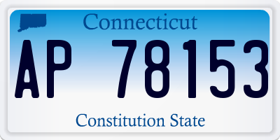 CT license plate AP78153