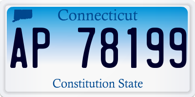 CT license plate AP78199