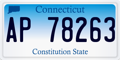CT license plate AP78263