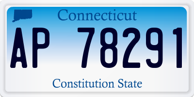 CT license plate AP78291