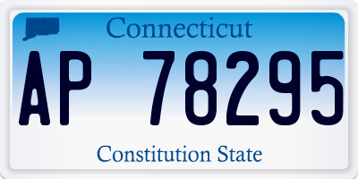 CT license plate AP78295