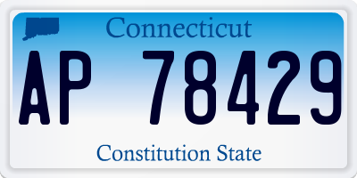 CT license plate AP78429