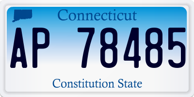 CT license plate AP78485