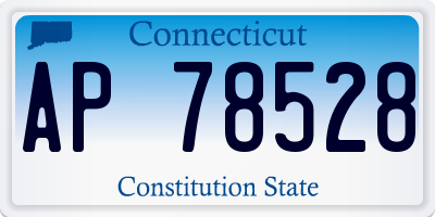 CT license plate AP78528