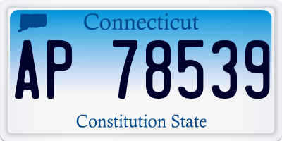 CT license plate AP78539