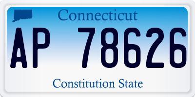 CT license plate AP78626