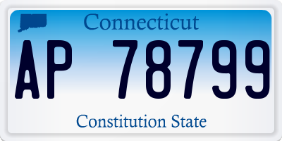CT license plate AP78799