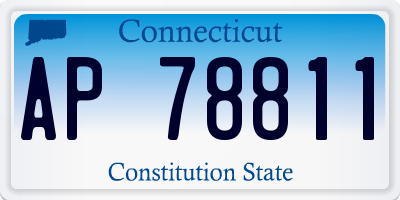 CT license plate AP78811