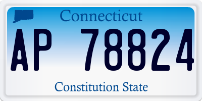 CT license plate AP78824